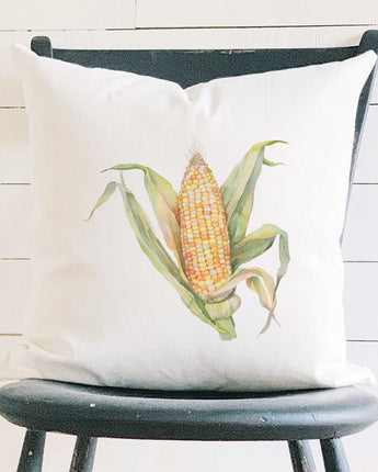 Corn Cob - Customizable Square Canvas Pillow