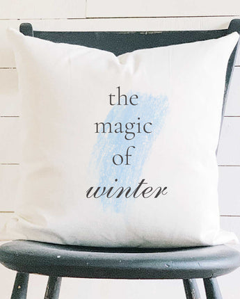 Magic of Winter - Square Canvas Pillow