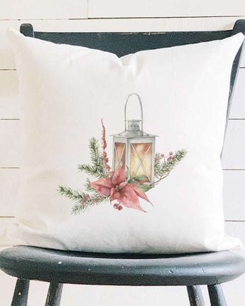 Christmas Lantern - Square Canvas Pillow