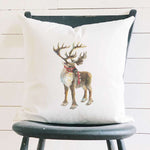 Santa's Reindeer - Square Canvas Pillow