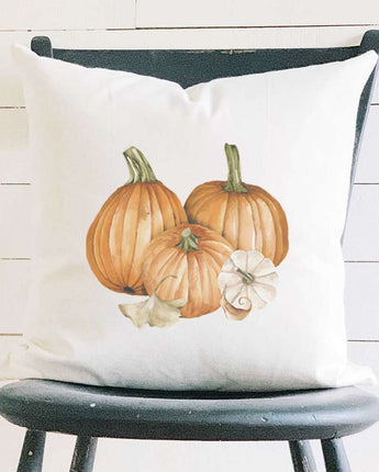 Pumpkin Harvest - Square Canvas Pillow