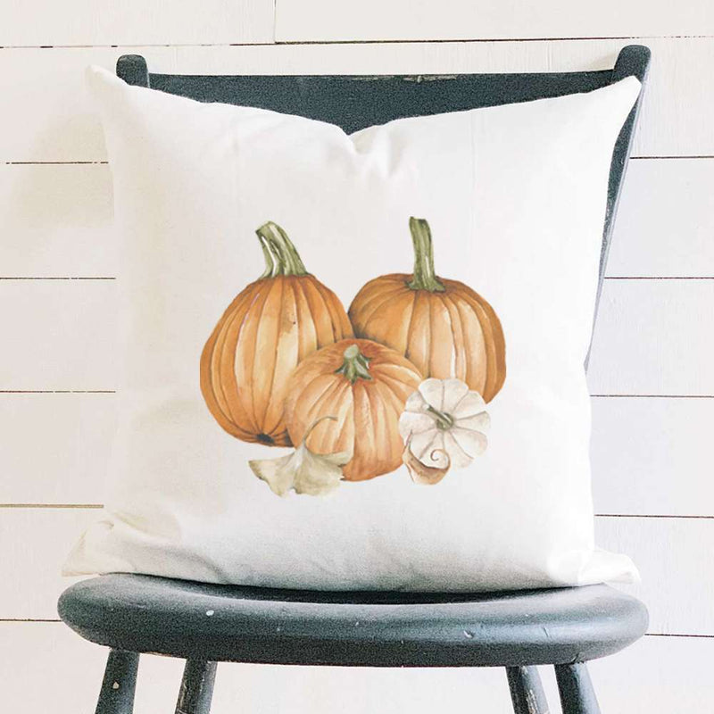 Pumpkin Harvest - Square Canvas Pillow