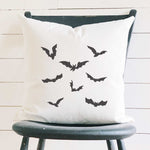 Bats - Square Canvas Pillow