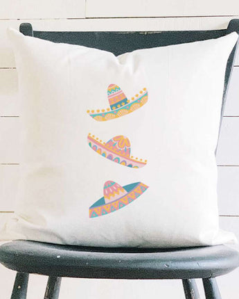 Sombreros - Square Canvas Pillow