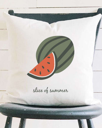 Slice of Summer - Square Canvas Pillow
