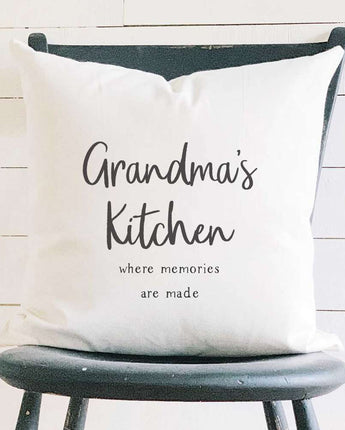 Grandma's Kitchen - Square Canvas Pillow