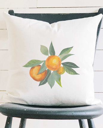 Tangerine Bunch - Square Canvas Pillow