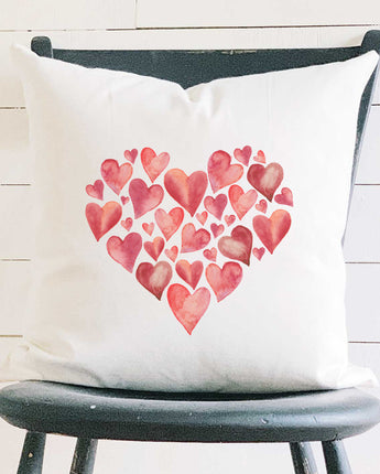 Heart of Hearts - Square Canvas Pillow