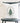 Watercolor Christmas Tree with Border - Square Canvas Pillow