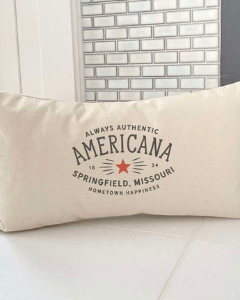 Americana Custom - Rectangular Canvas Pillow