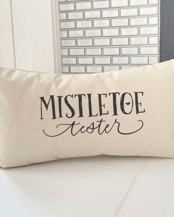 Mistletoe Tester - Rectangular Canvas Pillow