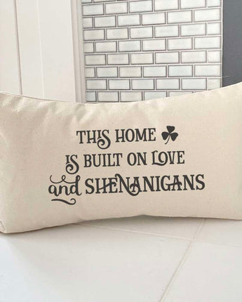 Love and Shenanigans - Rectangular Canvas Pillow