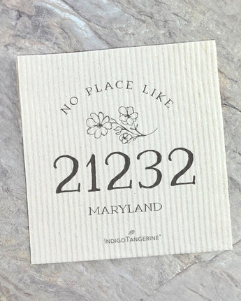 No Place Like - Custom Swedish Dish Cloth