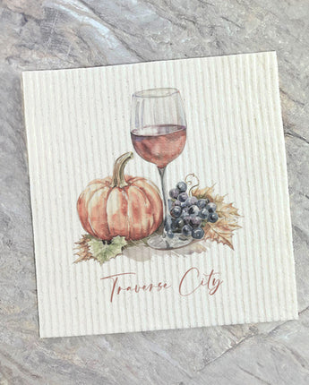Wine Setting - Custom Swedish Dish Cloth