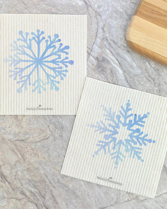 Snowflakes 2pk - Swedish Dish Cloth