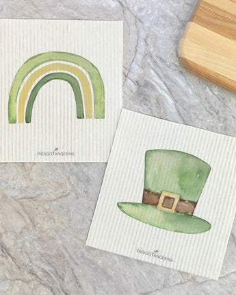 Green Rainbow, Hat 2pk - Swedish Dish Cloth