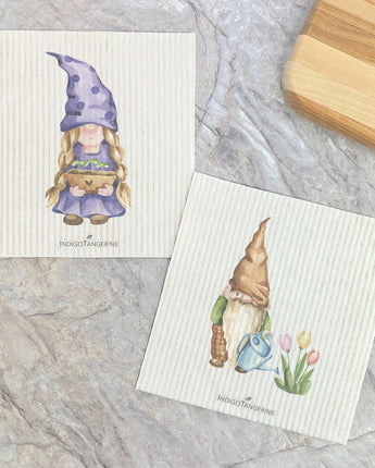 Garden Gnome 2pk - Swedish Dish Cloth