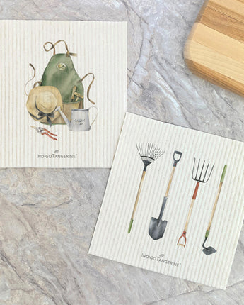 Garden Tools, Apron and Hat 2pk - Swedish Dish Cloth