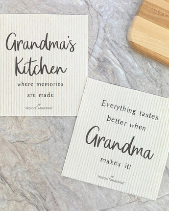 Grandma's Kitchen & Cooking  - 2pk Swedish Dish Cloth