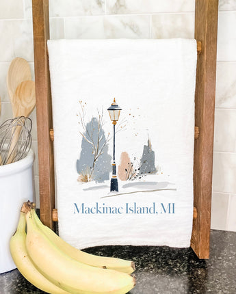 Painted Street Light - Custom Cotton Tea Towel
