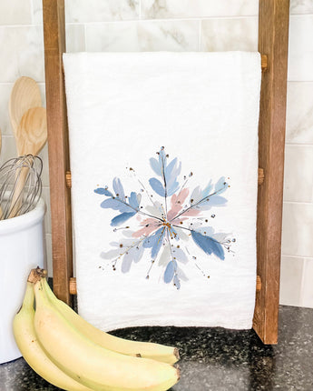 Painted Snowflake - Customizable Cotton Tea Towel