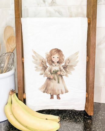 Simple Angel - Customizable Cotton Tea Towel