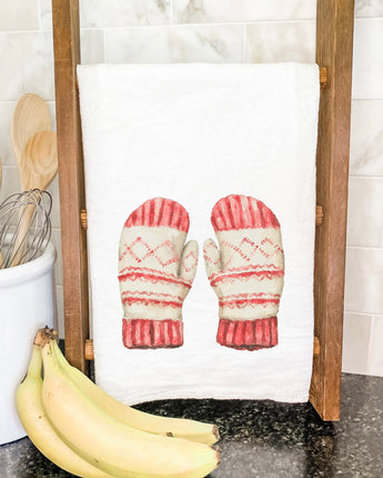 Woolen Mittens - Customizable Cotton Tea Towel
