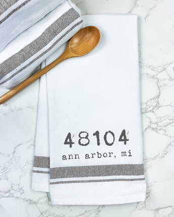 Zip Code - Custom Premium Farmhouse Towel