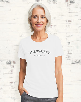 Arched City/State - Custom Women's T-Shirt