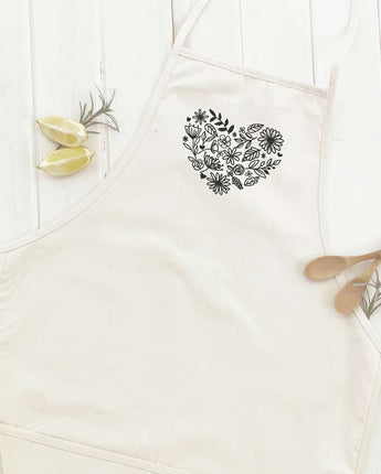 Heart of Flowers - Women's Apron