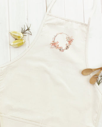 Delicate Autumn Wreath - Women's Apron