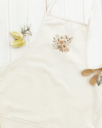Fall Flowers - Customizable Women's Apron