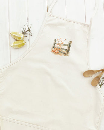 Pumpkin Fence - Customizable Women's Apron