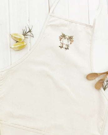 Pine Boughs and Bells - Customizable Women's Apron
