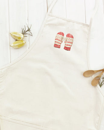 Woolen Mittens - Customizable Women's Apron