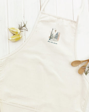 Snowy Town Row - Custom Women's Apron