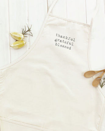 Thankful Grateful Blessed - Women's Apron