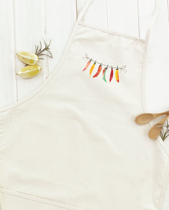Line of Peppers - Women's Apron