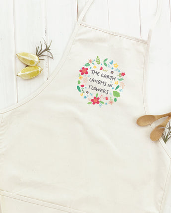 Earth Laughs in Flowers - Women's Apron