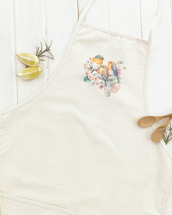 Spring Birds Watercolor - Women's Apron