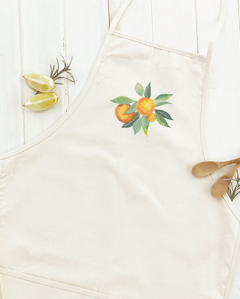 Tangerine Bunch - Women's Apron
