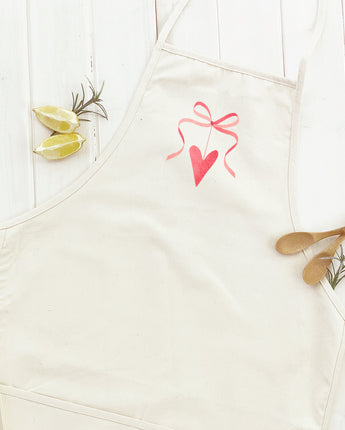 Ribbon Heart - Women's Apron