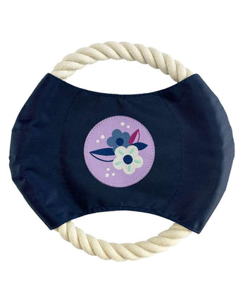 Metro Floral - Dog Rope Disc Toy