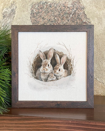 Woodland Burrow - Framed Sign