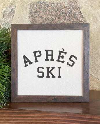 Apres Ski - Framed Sign