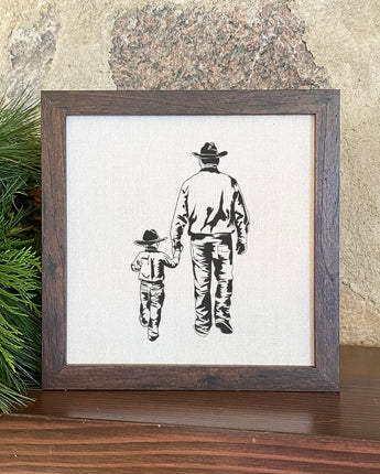 Just Like Dad - Father's Day Framed Sign