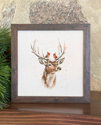 Cardinal Crown - Customizable Framed Sign