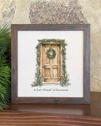 Pinehaven Door - Custom Framed Sign