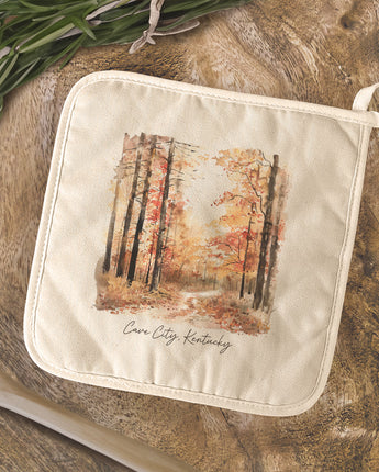 Fall Hike - Custom Cotton Pot Holder
