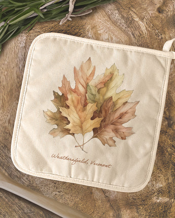 Fall Leaves - Custom Cotton Pot Holder